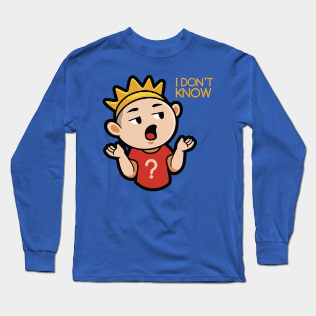 i dont know cartoon Long Sleeve T-Shirt by ghazistore